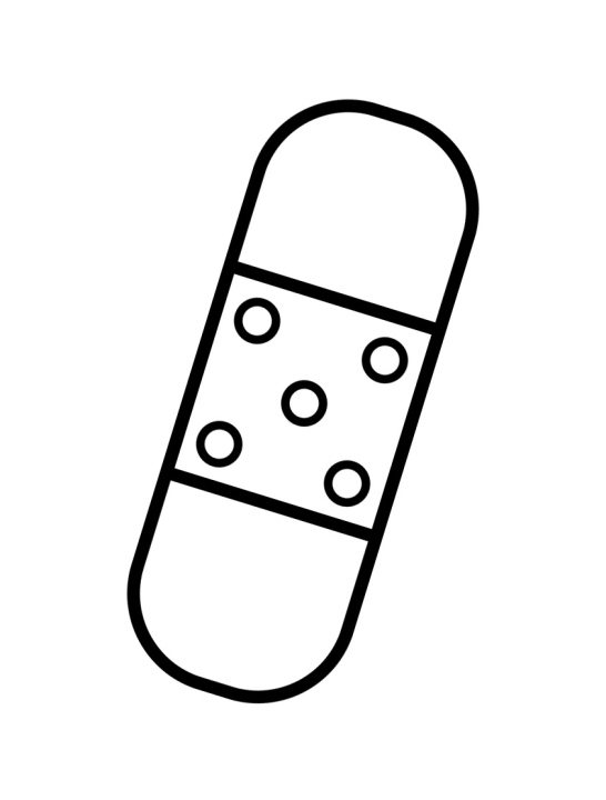 Plaster cut - Symbol