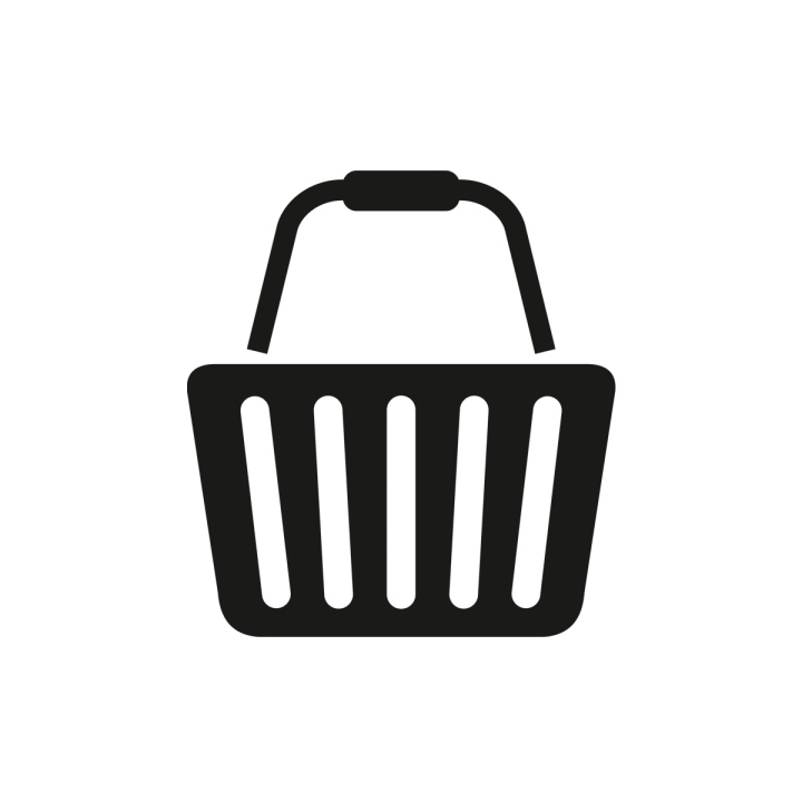 Shopping basket vector icon