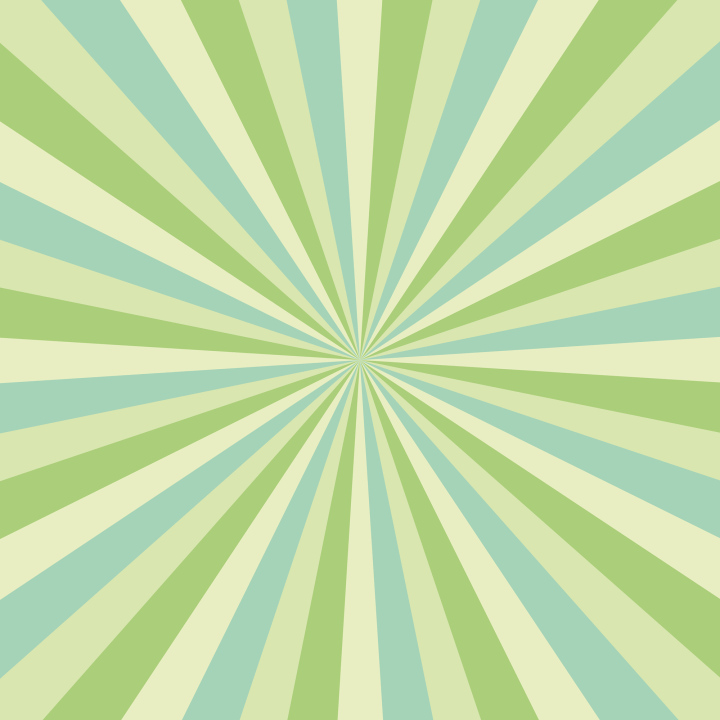 Green medium, rays, Vector background.