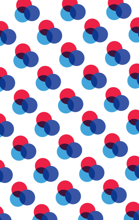 Vector background. Grouped Circles in different colors.