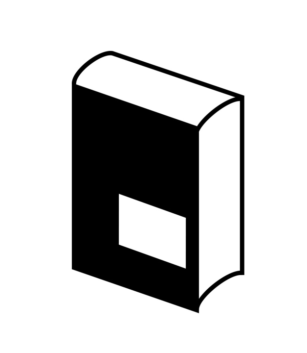 Book with the Title Label - Symbol