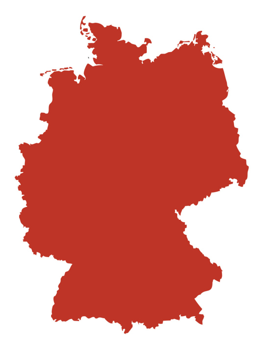 map of Germany