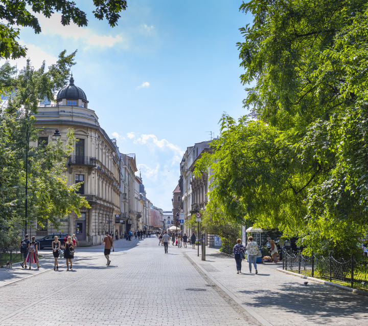 Słakowska Street in Krakow