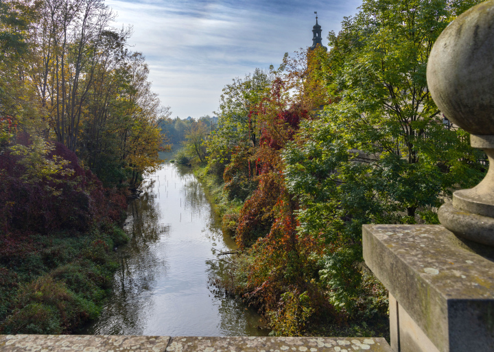 The mouth of the Rudawa to the Vistula, Salwator, Krakow.