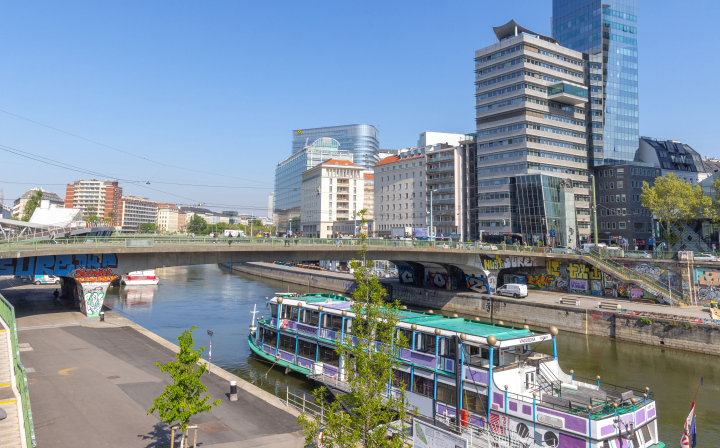 Schwedenbrücke in Vienna