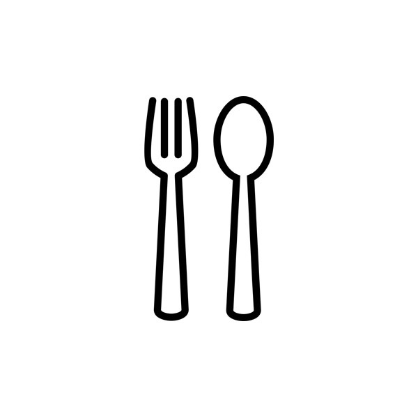 Fork and spoon icon