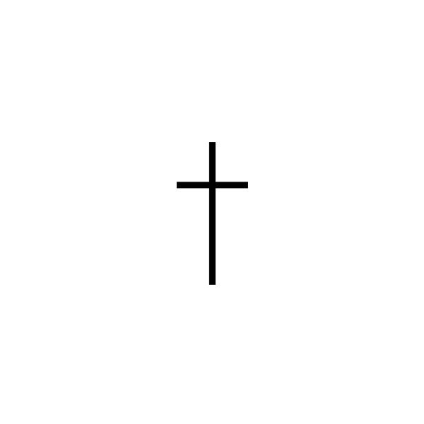 Christian cross symbol