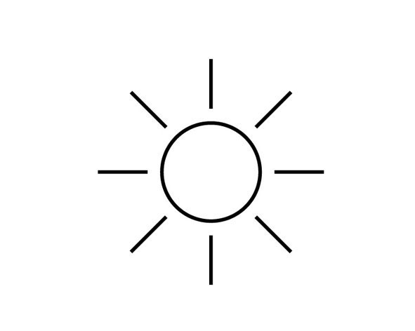 Sun icon