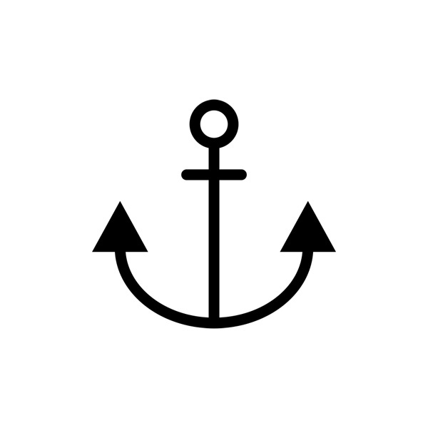 Anchor vector icon