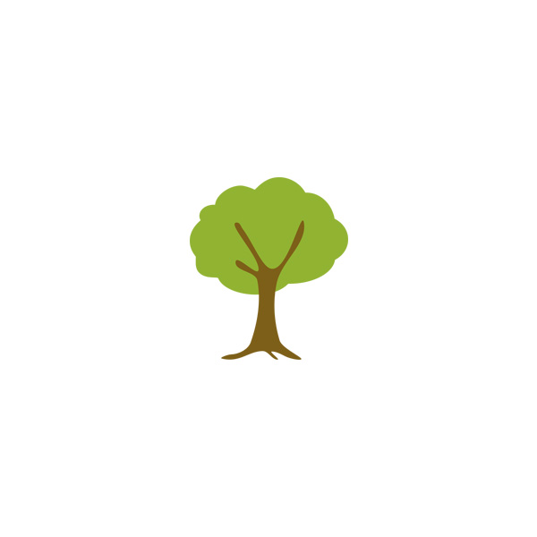 Deciduous tree icon