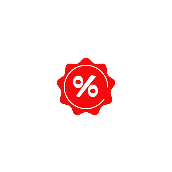 Percentage Red Icon