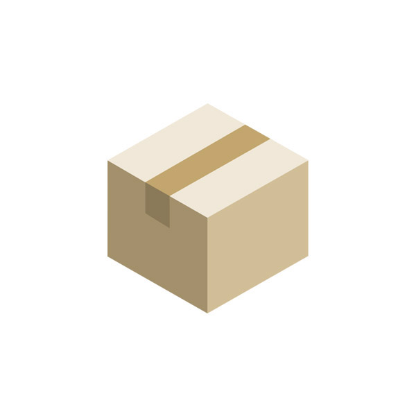 Cardboard box, shipment, vector, free illustration