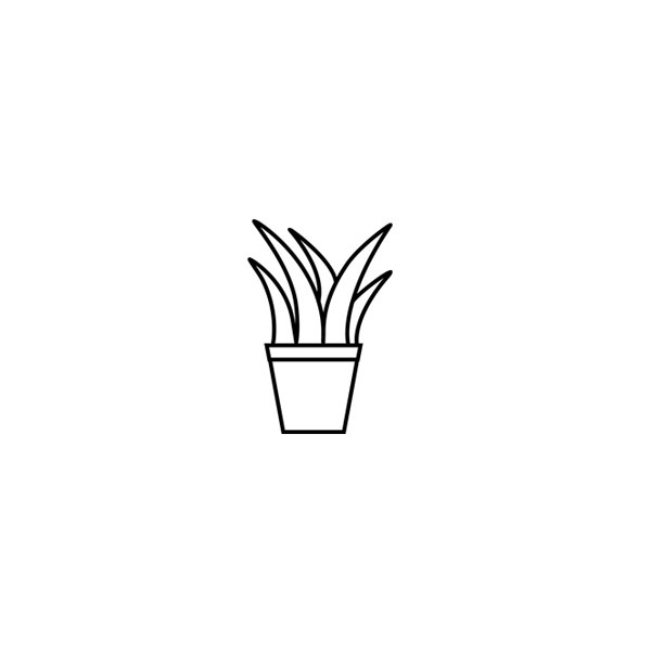 Potted plant icon