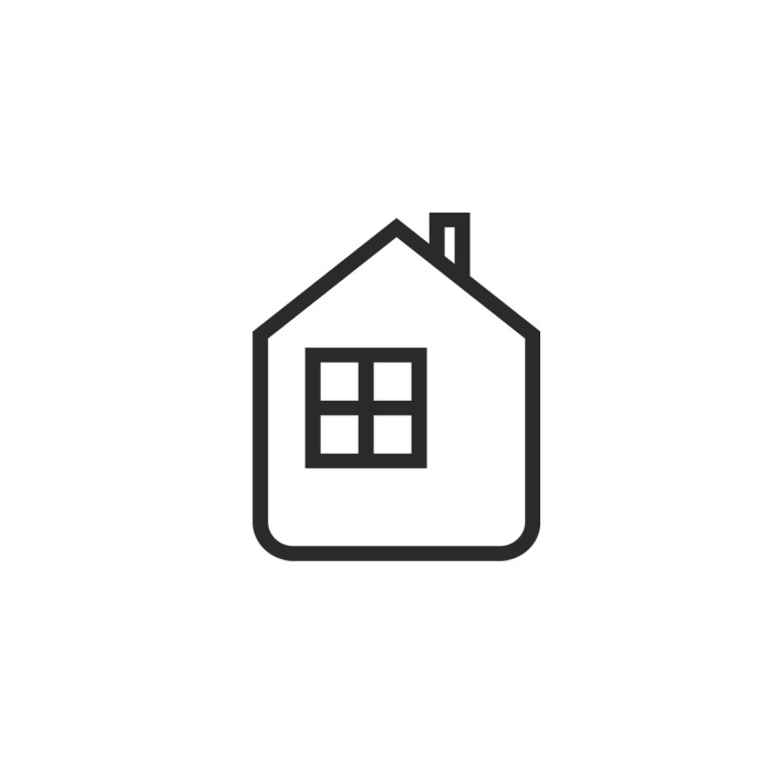 House with window, free icon, vector