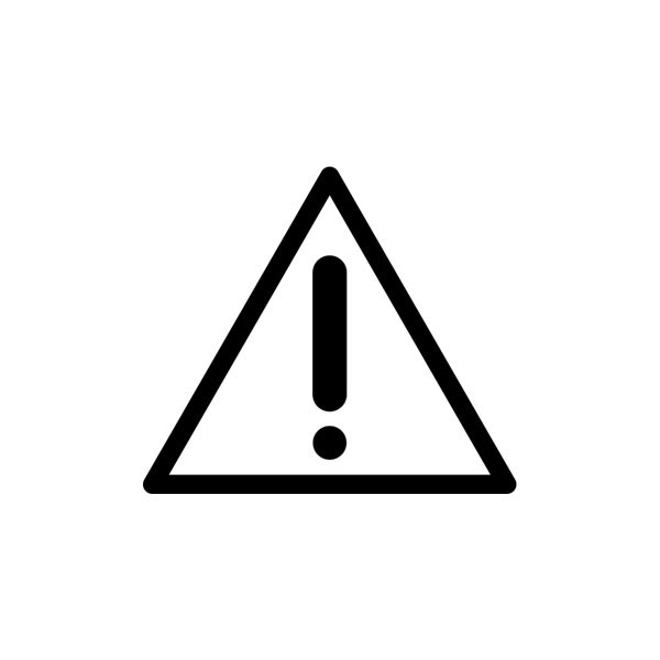 Exclamation mark sign free icon