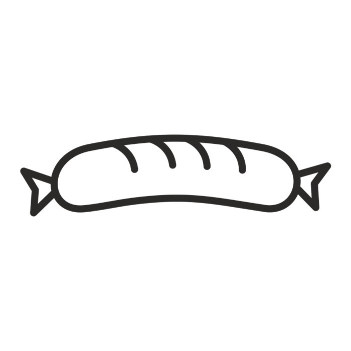 Sausage Icon, vector