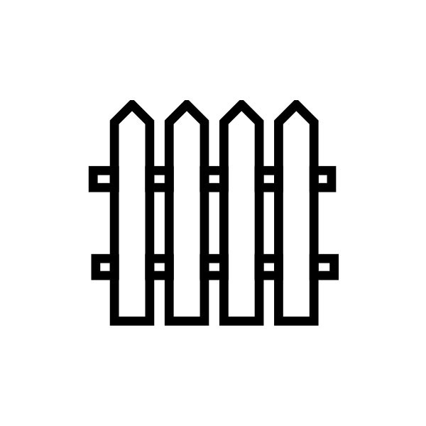 Fence Fence vector icon