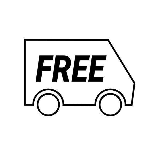 Free delivery delivery truck vector icon