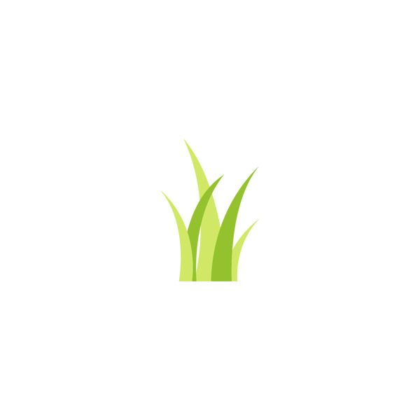 Green grass icon
