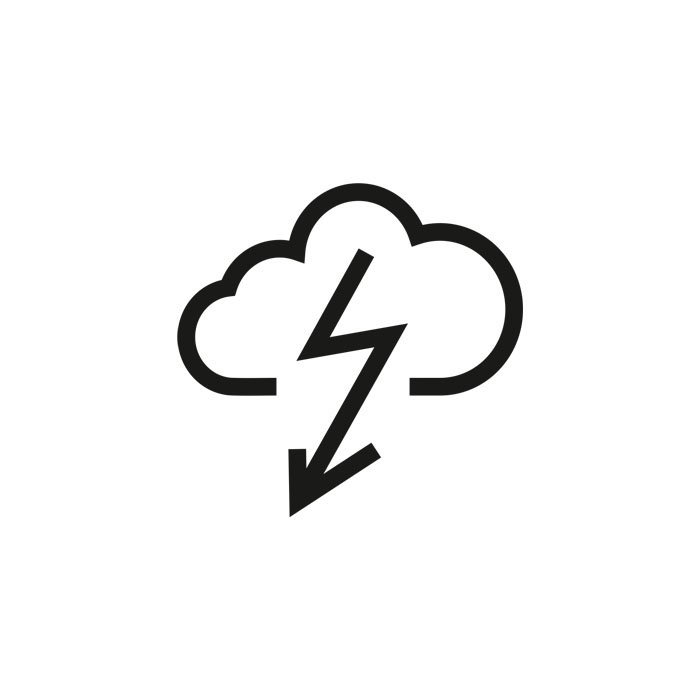 Cloud, storm, lightning icon